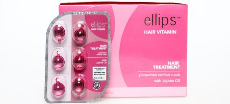 Vitaminele naturale pentru păr Elips Tratamentul cu părul Vitamină pentru tratamentul părului grav deteriorat